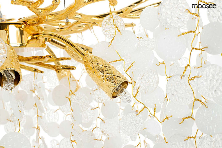 Závesná lampa Riviera 60 zlatá