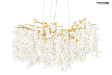 Závesná lampa Riviera 80 zlatá