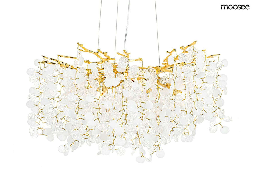 Závesná lampa Riviera 80 zlatá