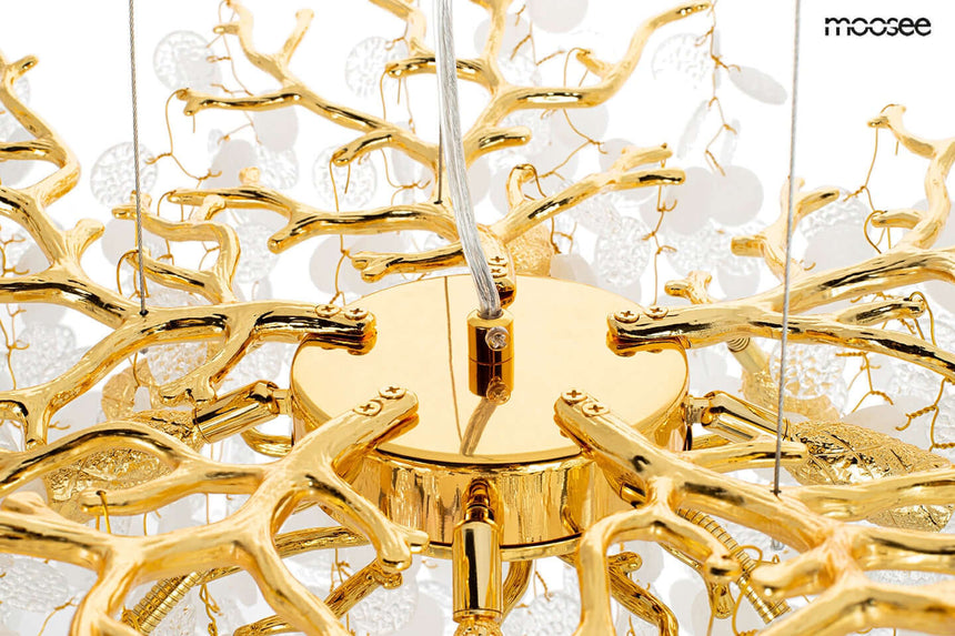 Závesná lampa Riviera 80 zlatá