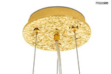 Závesná lampa Riviera 80 zlatá