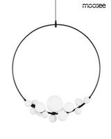 Závesná lampa Rocio čierna