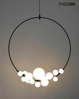 Závesná lampa Rocio čierna