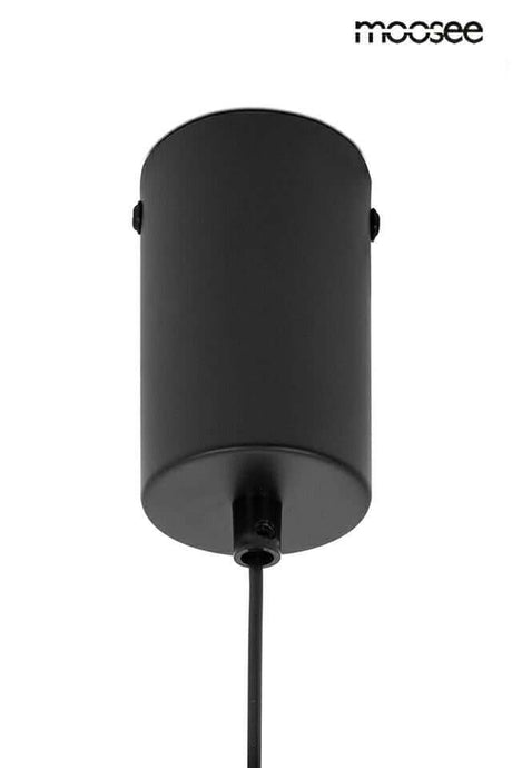 Závesná lampa Rocio čierna