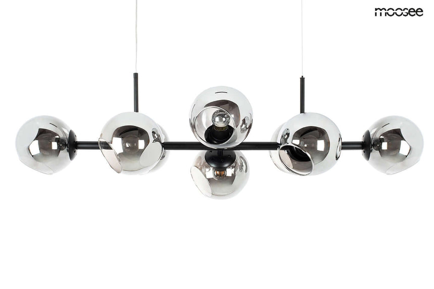 22. Závesná lampa Romeo Black, čierna