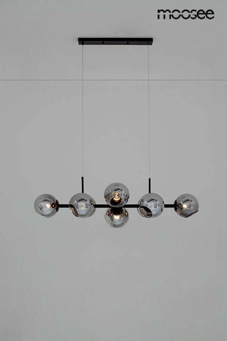 22. Závesná lampa Romeo Black, čierna