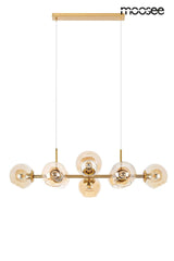 38. Závesná lampa Romeo Gold zlatá / jantárová