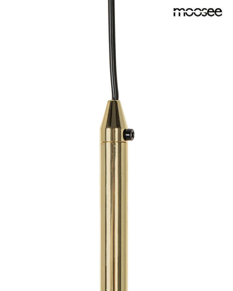 Závesná lampa Rugia zlatá