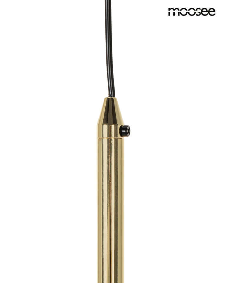 Závesná lampa Rugia zlatá