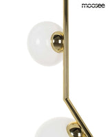 Závesná lampa Rugia zlatá