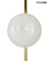 Závesná lampa Rugia zlatá