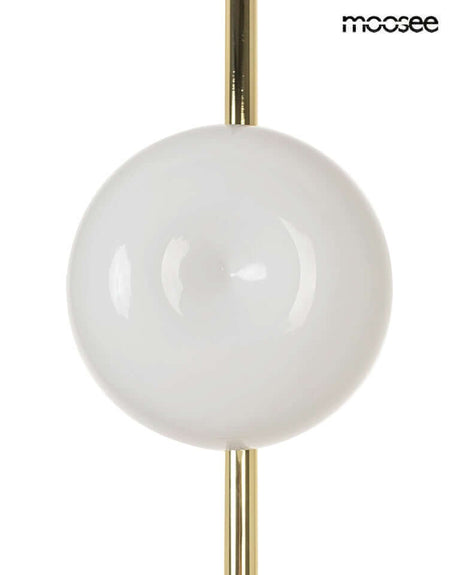 Závesná lampa Rugia zlatá