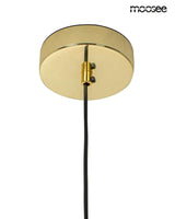 Závesná lampa Rugia zlatá