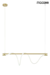 45. Závesná lampa Serpiente 120 zlatá