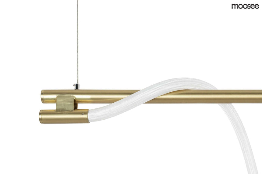 45. Závesná lampa Serpiente 120 zlatá