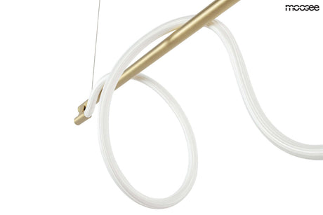 45. Závesná lampa Serpiente 120 zlatá