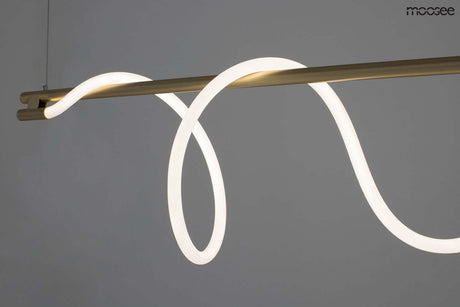 45. Závesná lampa Serpiente 120 zlatá