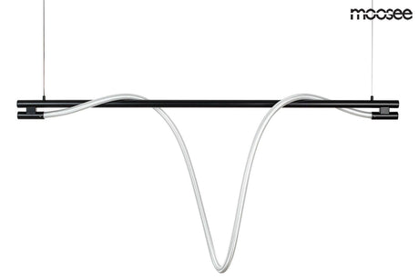 Závesné svietidlo Serpiente 120 čierne