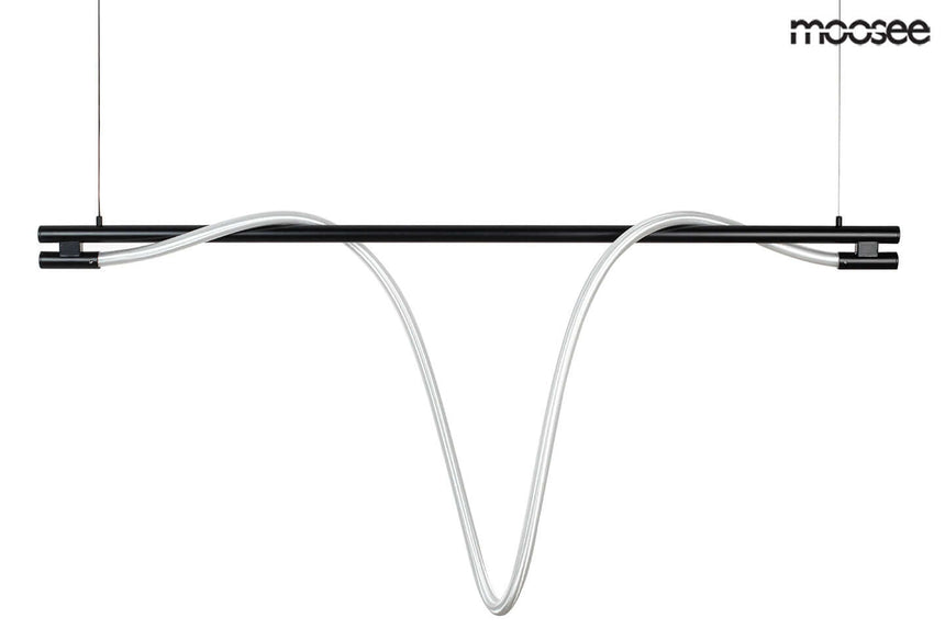 Závesné svietidlo Serpiente 120 čierne