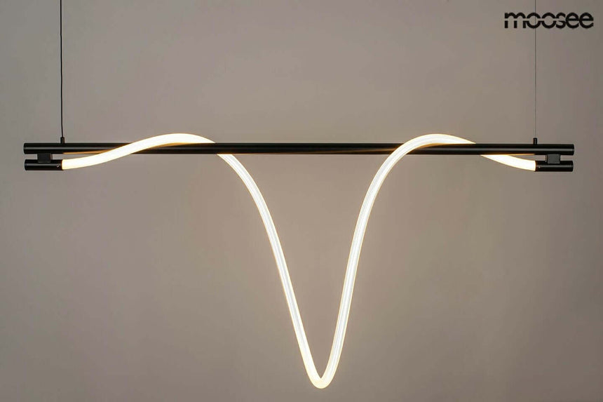 Závesné svietidlo Serpiente 120 čierne