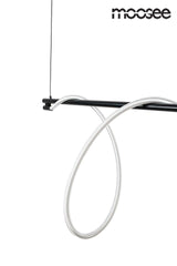 Závesné svietidlo Serpiente 120 čierne