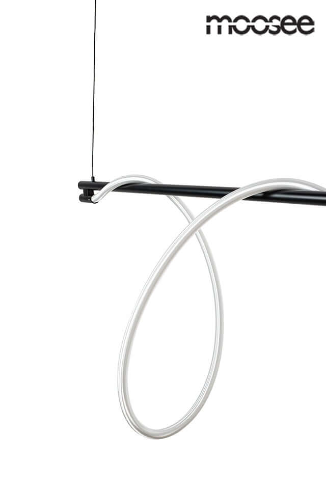 Závesné svietidlo Serpiente 120 čierne