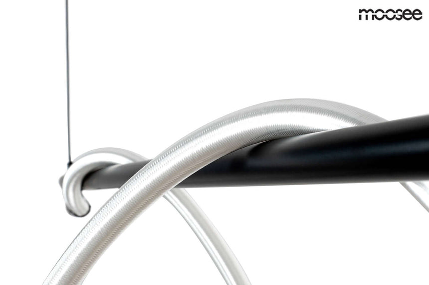 Závesné svietidlo Serpiente 120 čierne