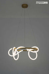 77. Závesná lampa Serpiente 60 zlatá