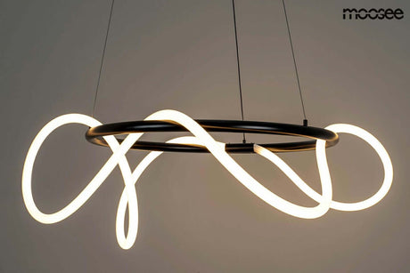 Závesné svietidlo Serpiente 60 čierne