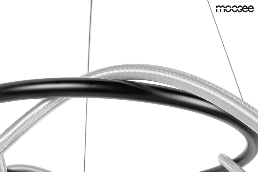 Závesné svietidlo Serpiente 60 čierne