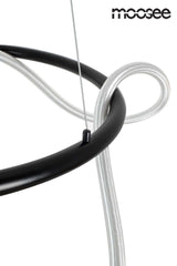 Závesné svietidlo Serpiente 60 čierne