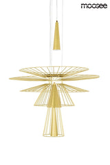 Závesná lampa Sesto zlatá