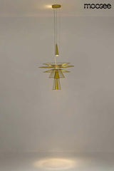 Závesná lampa Sesto zlatá