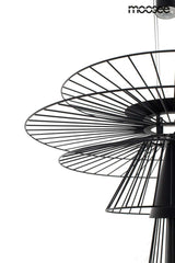 Závesná lampa Sesto čierna