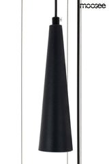 Závesná lampa Sesto čierna