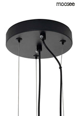 Závesná lampa Sesto čierna