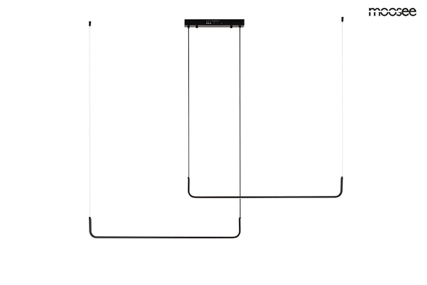 Závesná lampa Shape Duo 120 čierna