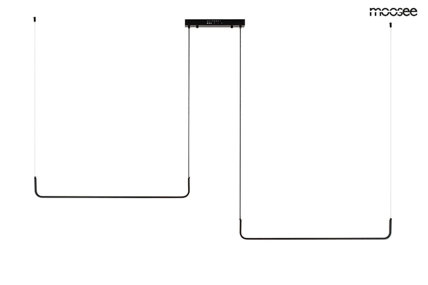 Závesná lampa Shape Duo 120 čierna