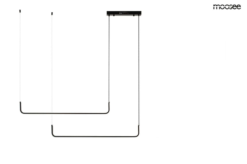 Závesná lampa Shape Duo 120 čierna