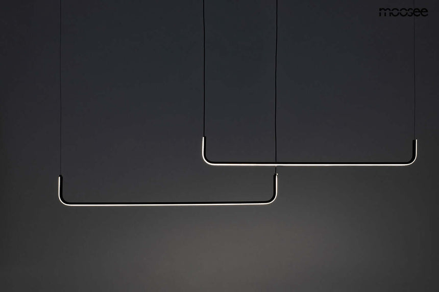 Závesná lampa Shape Duo 120 čierna