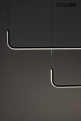 Závesná lampa Shape Duo 120 čierna