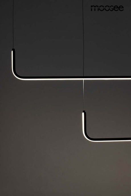 Závesná lampa Shape Duo 120 čierna