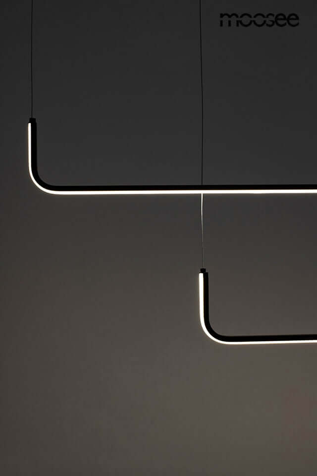 Závesná lampa Shape Duo 120 čierna