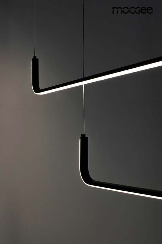 Závesná lampa Shape Duo 120 čierna