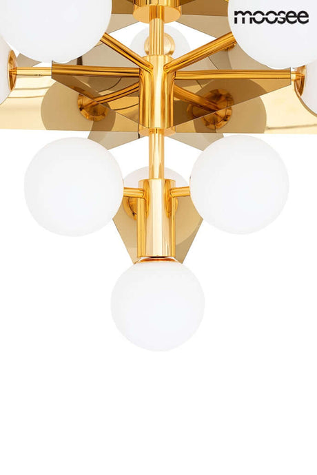 25. Závesná lampa Solei zlatá