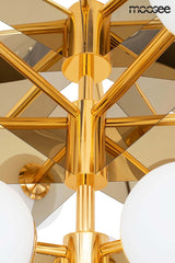 25. Závesná lampa Solei zlatá