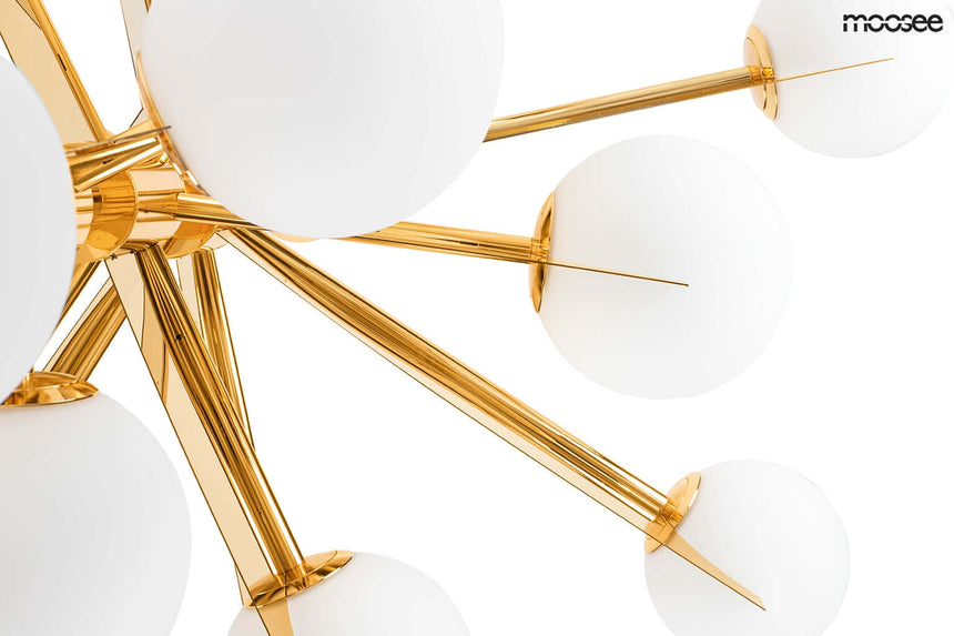 25. Závesná lampa Solei zlatá