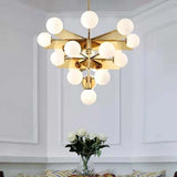 25. Závesná lampa Solei zlatá