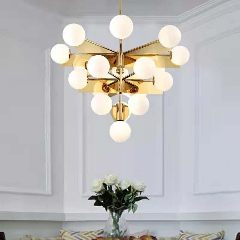 25. Závesná lampa Solei zlatá