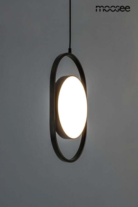 Závesná lampa Spinner 19 čierna